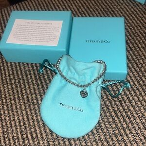 Tiffany & Co. Silver Beaded Bracelet